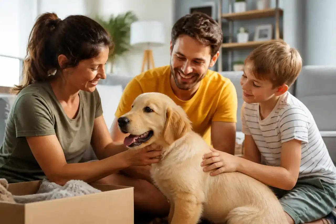 Un adorable chien qui attend sa nouvelle famille dans un refuge
